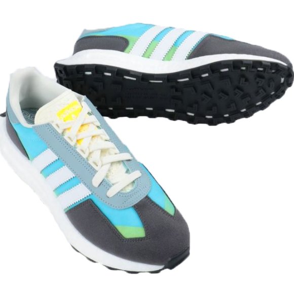 adidas Retropy E5 Mens Running Shoes Grey blue Five GX9820 Brand New - Picture 3 of 5